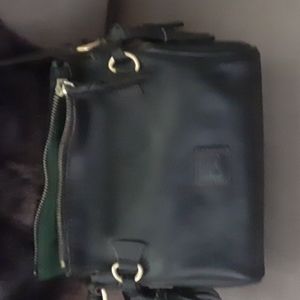 Dooney & Bourke gorgeous black leather shoulder bag with dust bag